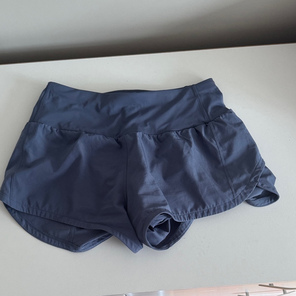 Blue-Grey Athletic Shorts
